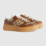 Male Women sneaker Beige and ebony Orignal GG canvas