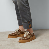 Male Women sneaker Beige and ebony Orignal GG canvas