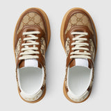 Male Women sneaker Beige and ebony Orignal GG canvas