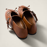 Leather ballerinas