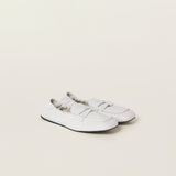Ruches nappa leather loafers