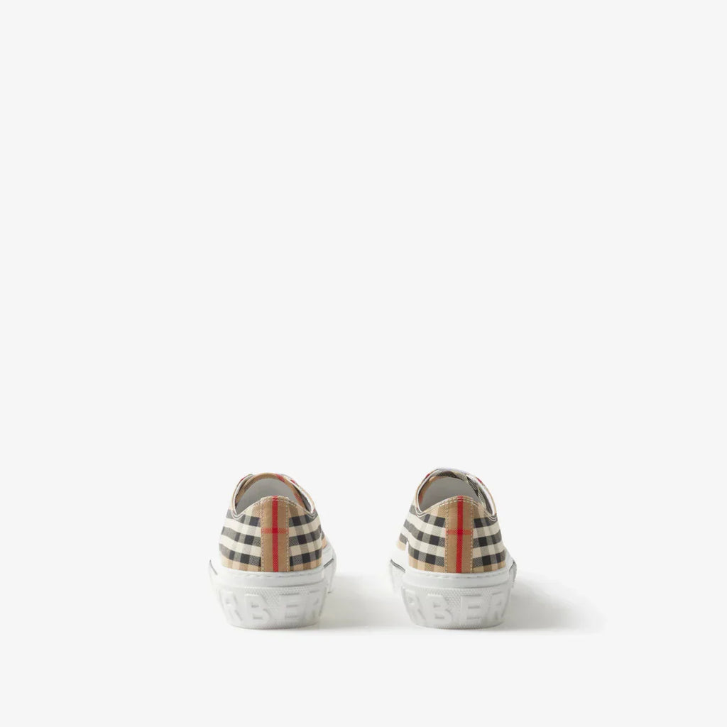 Male Female Check Sneakers