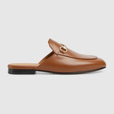 Male Women's Princetown slipper Brown leather 813864