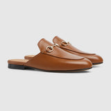 Male Women's Princetown slipper Brown leather 813864