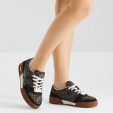 Male Female Match Canvas low-tops with black suede