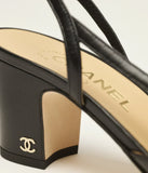 Slingbacks Goatskin & Grosgrain Black