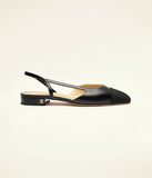 CHAENL Slingbacks Goatskin & Grosgrain Black