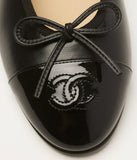 Ballet flats Lambskin & Patent Calfskin  Black