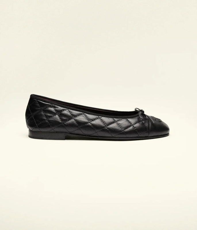 CHAENL Ballet flats Aged Calfskin Black