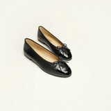 Ballet flats Lambskin & Patent Calfskin  Black