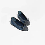 Ballet flats Denim Navy Blue & Dark Gray