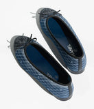 Ballet flats Denim Navy Blue & Dark Gray