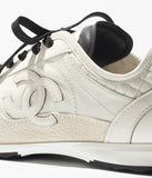 Sneakers Calfskin & Suede Calfskin  White & Black