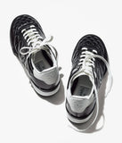 Sneakers   Shiny Calfskin, Calfskin & Suede Calfskin  Black & White
