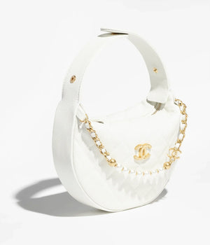 CC Pantent Leather Classic Flap Bag A01112