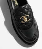 Moccasins   Lambskin  Black