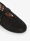 BALLET FLATS IN VIENNE LAMBSKIN BLACK