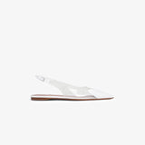 LE COEUR FLAT SLINGBACKS IN PATENT CALFSKIN while