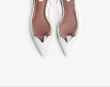 LE COEUR FLAT SLINGBACKS IN PATENT CALFSKIN while