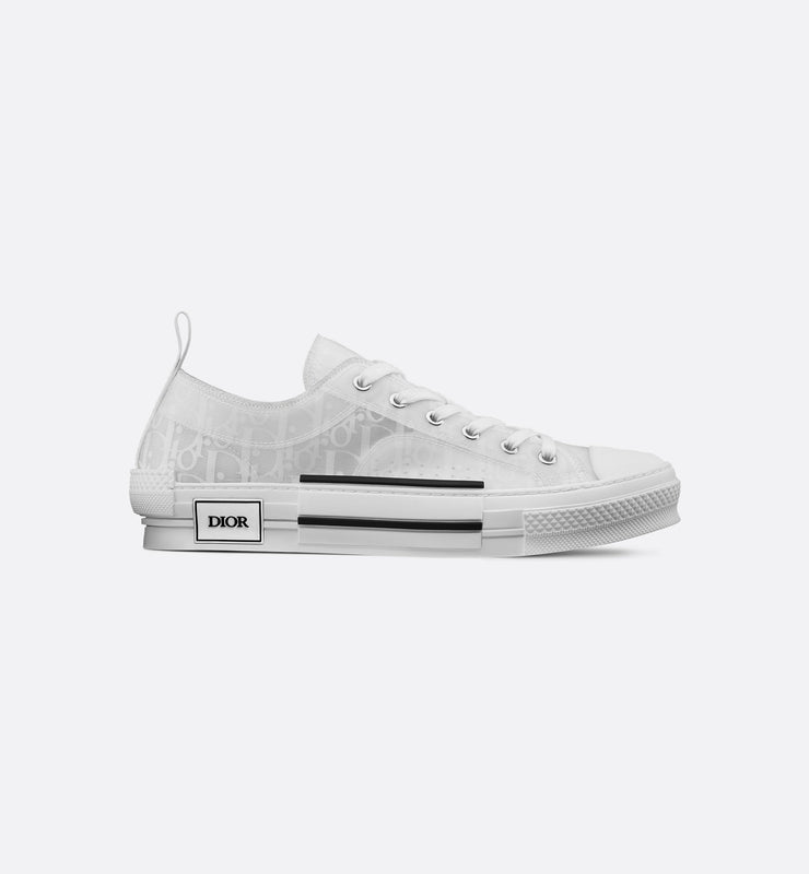 B23 League Low-Top Sneaker White Oblique Canvas