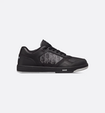B27 Uptown Low-Top Sneaker Black Suede and Black   Oblique Galaxy