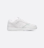   Sneaker White Grained Calfskin and White Gravity Leather