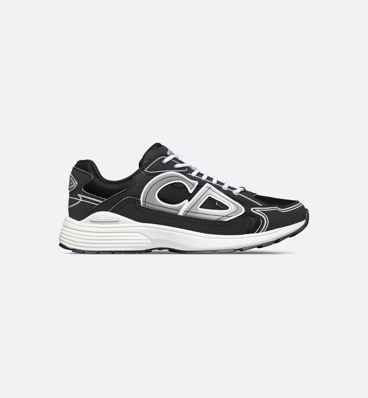 B30 Countdown Sneaker Black Mesh and Black Technical Fabric
