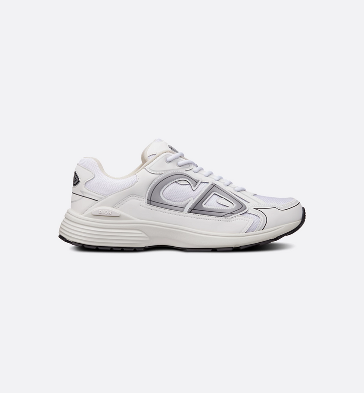 B30 Countdown Sneaker White Mesh and White Technical Fabric