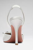 Begum Sling 70 Black Nappa white