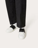 CALFSKIN OPEN SNEAKER WHITE