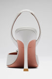 Camelia Sling 90 White Nappa