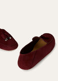 Dot Sole Walk Loafer red
