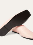 Fluffy Pink Alba Flat Mule