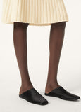 Black Alba Flat Mule