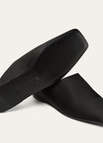 Black Alba Flat Mule
