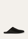 Black Alba Flat Mule