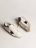 Women Super-Star with a black Swarovski crystal star and heel tab