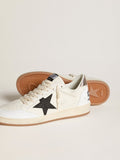 Women's Ball Star in nappa with glitter star and metallic nappa heel tab