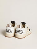 Women's Ball Star in nappa with glitter star and metallic nappa heel tab