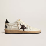 Ball Star with chicory-coffee glitter star and black leather heel tab
