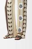 Petal Anagram slide in soft calfskin