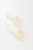 loewe Petal Anagram slide in soft calfskin