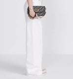 30 Montaigne Avenue Bag Blue Oblique Jacquard