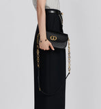 30 Montaigne Avenue Bag Black Box Calfskin