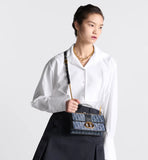 30 Montaigne East-West Bag with Chain Blue