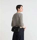 My Top Handle Bag Black Cannage Lambskin