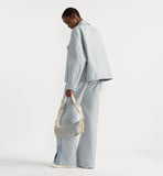 Small Bag Blue Oblique Chambray with