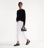 Small Lady Bag Black Patent Cannage Calfskin