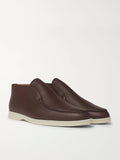 Men's Open Walk Full-Grain Leather Boots brown