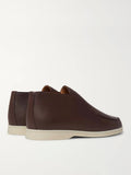 Men's Open Walk Full-Grain Leather Boots brown